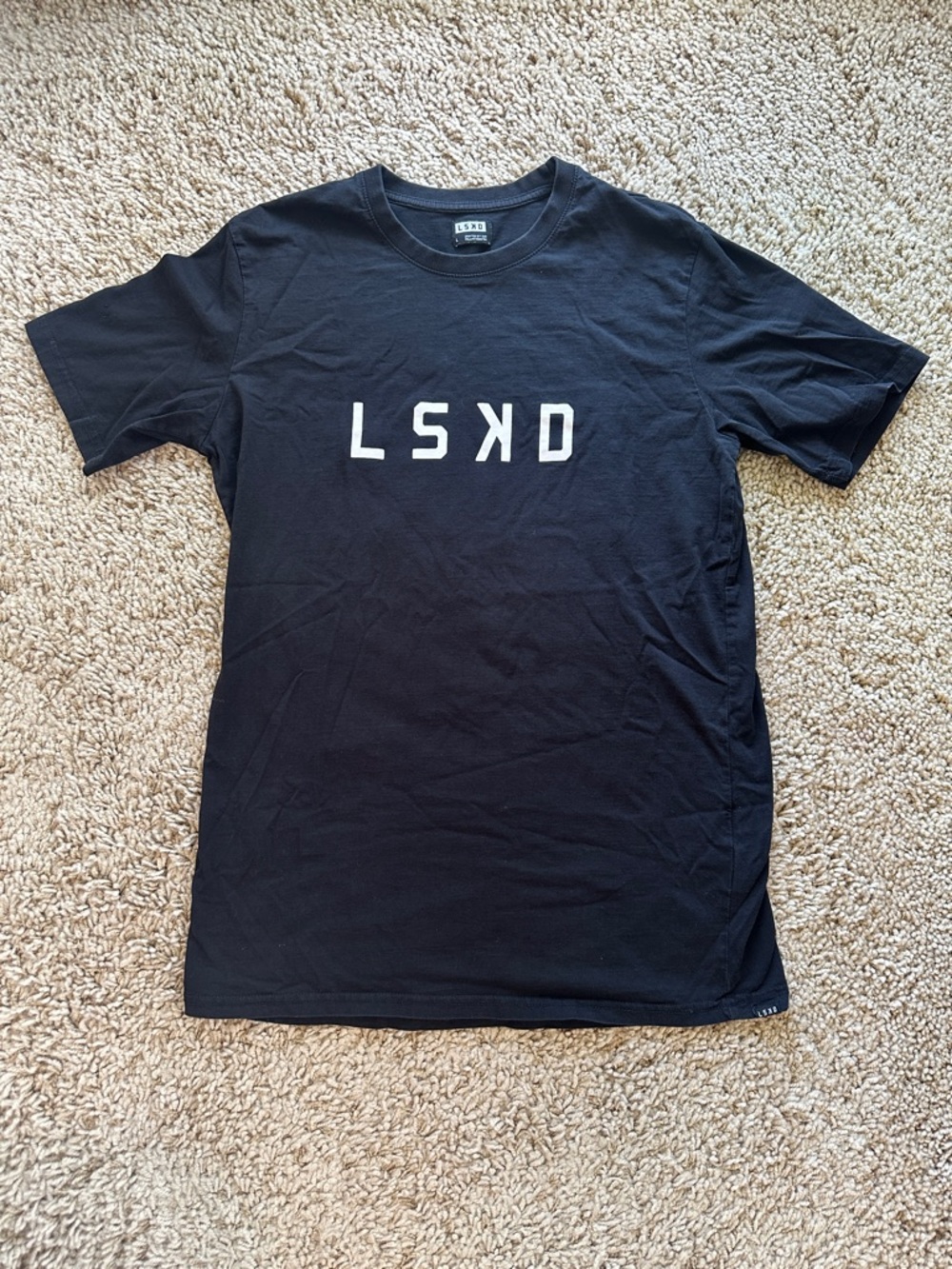LSKD Men’s Black Graphic T-Shirt